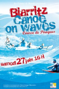 Biarritz Canoe on Waves 2009 (Courses de Pirogues).