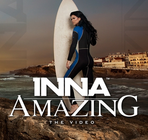 Inna se met au surf dans son nouveau clip Amazing